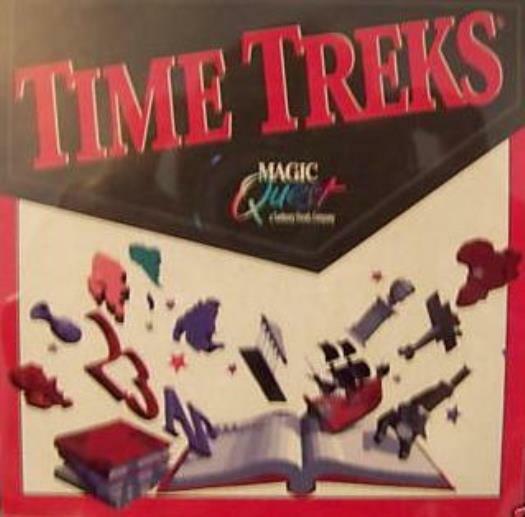 Time Treks PC CD race through past history home schooling kids puzzle clue game!