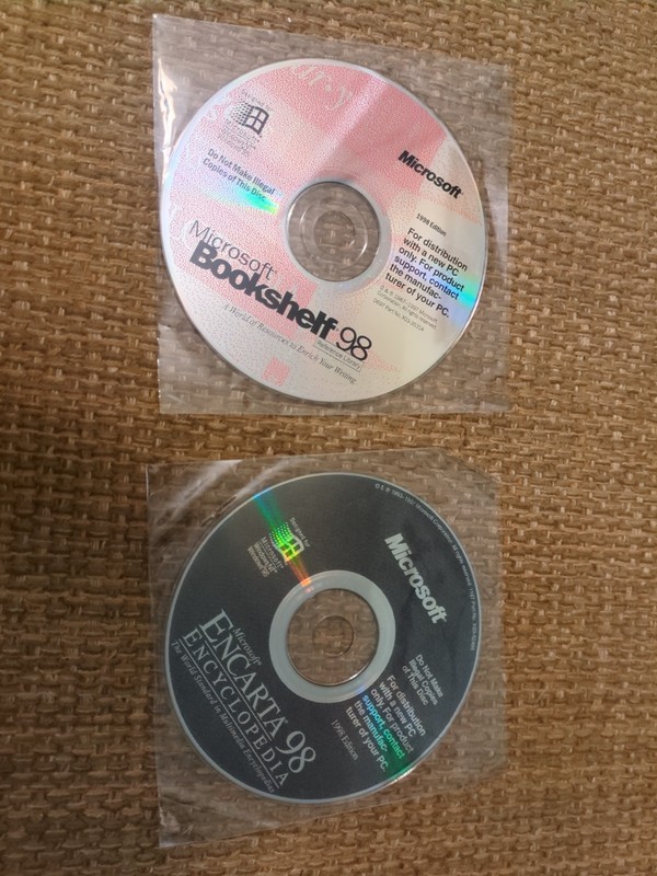 Microsoft Bookshelf 98 STREETS ENCARTA 98 TWO DISC