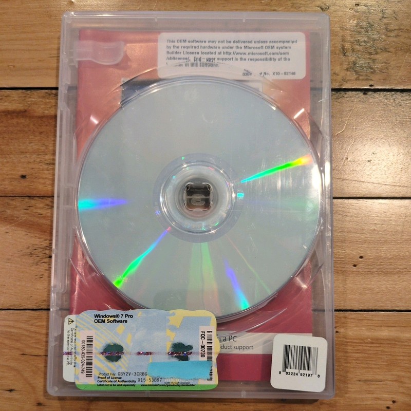 Microsoft Windows 7 Professional 32-bit Full English DVD MS WIN gallery