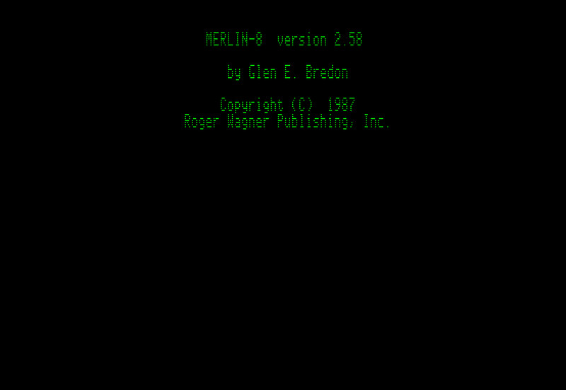 Merlin 8 Macro Assembler for Apple II - 5.25” 2-in-1 Floppy Disk gallery