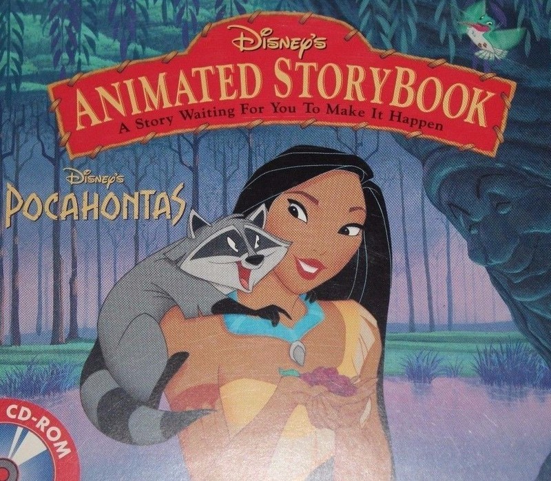 disney POCAHONTAS win/mac ANIMATED STORYBOOK rated e PC-CD ROM #46