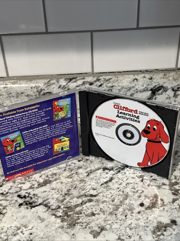 Clifford The Big Red Dog Learning Activities (PC) 2001 - Tested gallery