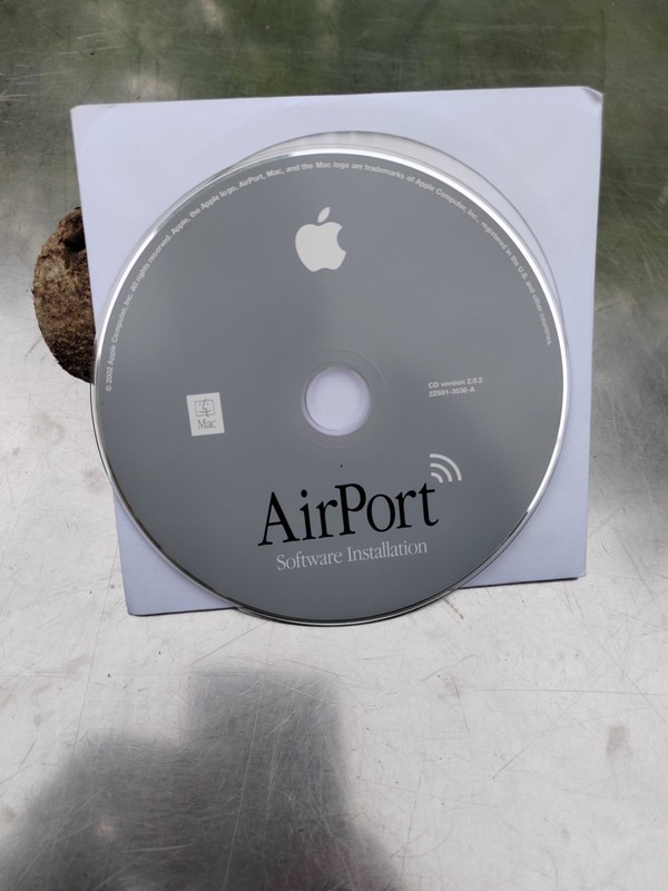 Airport CD Version 2.0.2 Software Installation 2z691-3536-A
