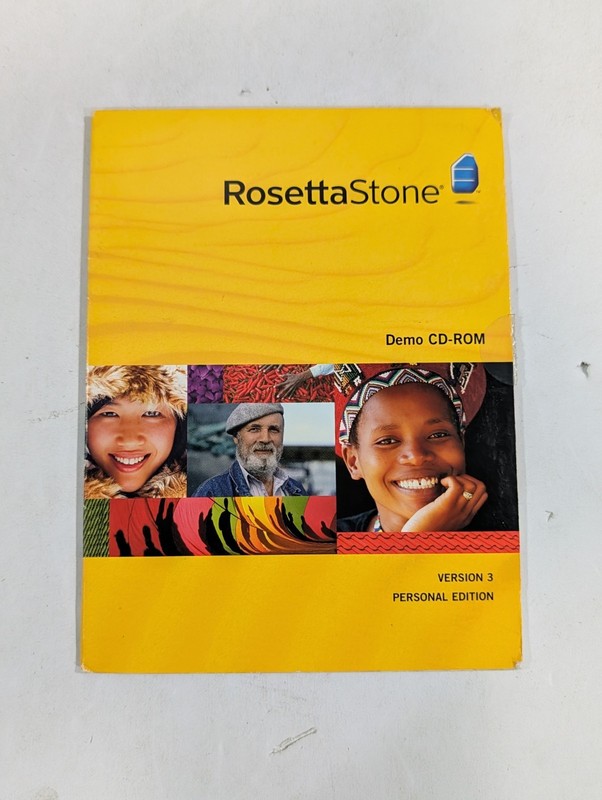 Rosetta Stone Demo Version 3 PC CD-ROM Mac / Windows – All Languages