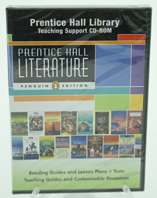 Prentice Hall Library Teaching Support CD-ROM Literature Grade 9 New Sealed