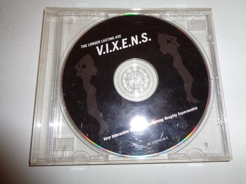 The Longer Lasting Axe V.I.X.E.N.S. Interactive Entertaining Supermodels CD-ROM