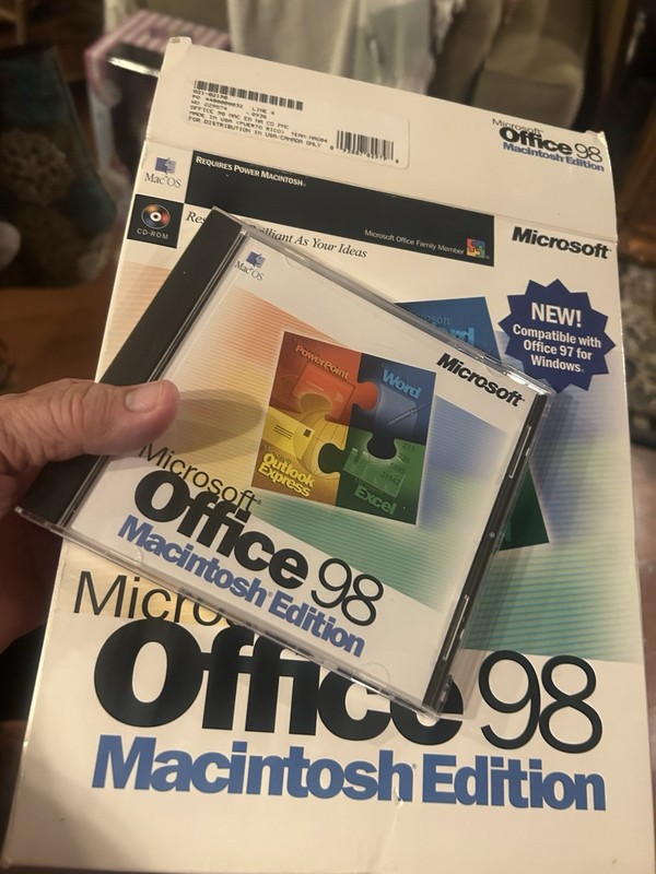 Microsoft Office 98 Macintosh Edition Complete with CD Key Mac OS gallery