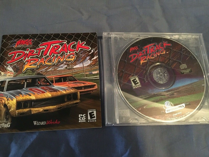 CD-ROM vintage IMCA Dirt Track Racing. Wizard Works. Ratbag. Windows 95/98.