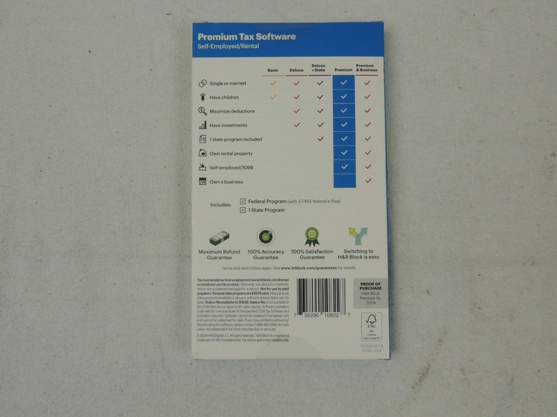 H&R Block Tax Software Premium 2024 PC/Mac gallery