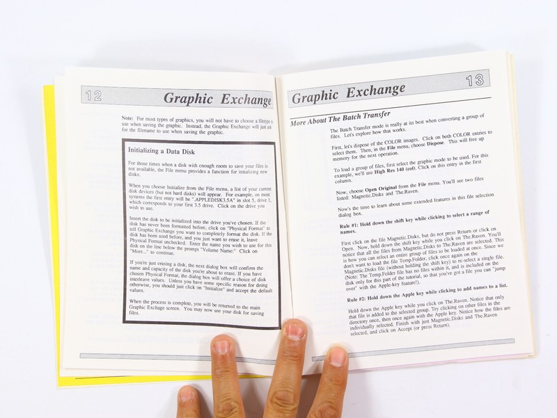 The Graphic Exchange TGE Apple II Graphics Conversion Software & Manual ProDOS 8 gallery