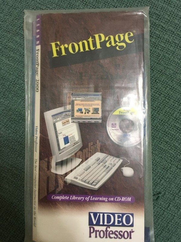 VIDEO PROFESSOR Learn Front Page 3-CD Lessons Set – 2004