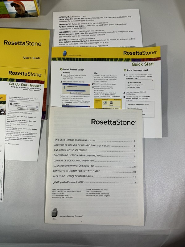 Rosetta Stone Arabic Version 3 Level 1 CD Rom for Windows and MAC gallery