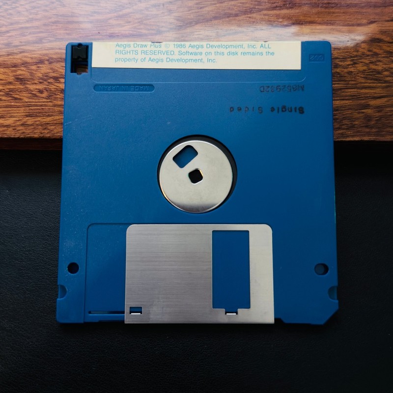 Aegis Draw Plus Data Disk 3.5 Inch Floppy Disk Sample Drawing Parts gallery