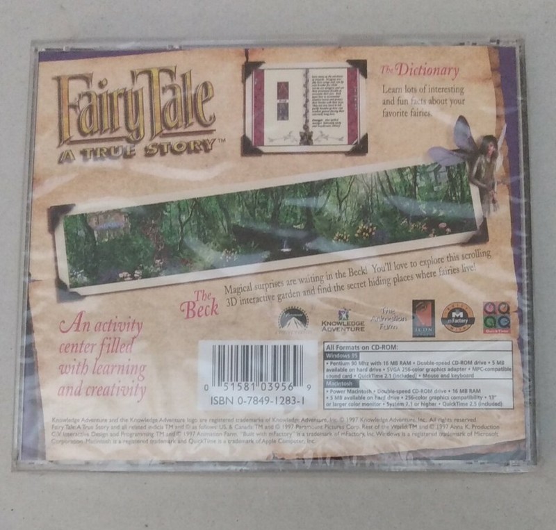Fairy Tale A True Story Activity Center '97 PC Game Windows 95 and Mac gallery