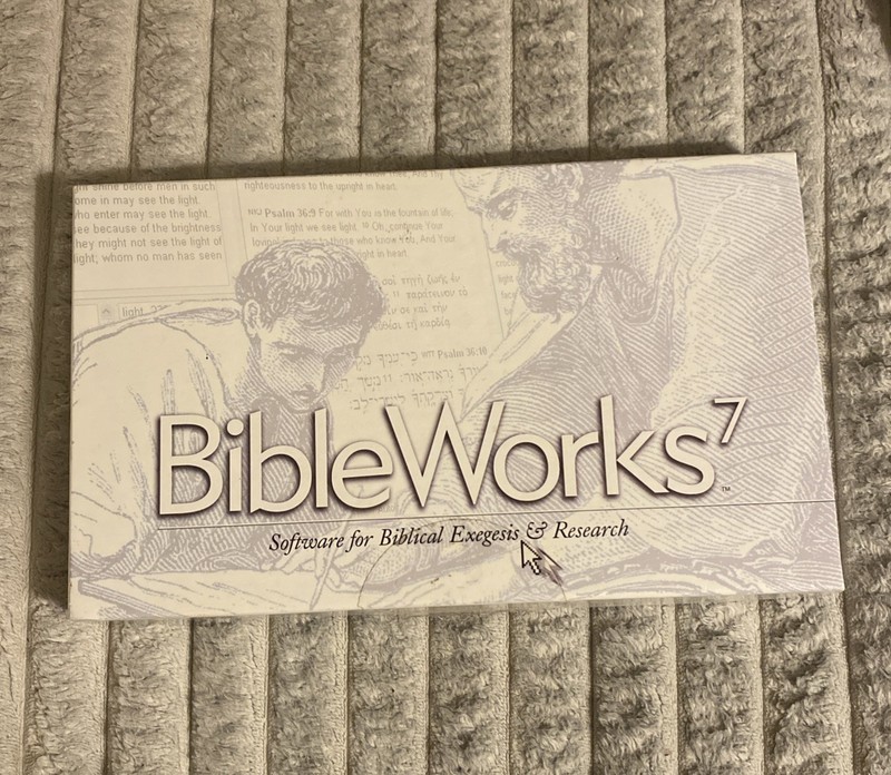 HTF BibleWorks 7 Software Windows CD for Biblical Exegesis & Research - LN RARE
