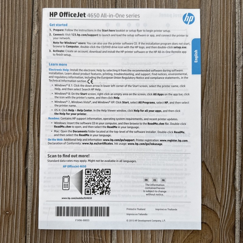 HP Officejet 4650 All-in-One Series CD-ROM Software & Manual For Windows gallery