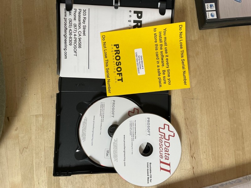 Prosoft Data Backup Made Easy, Drive Genius, and Data Rescue II w/SN's for MAC gallery