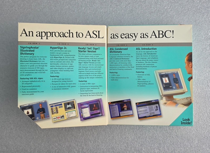 Instant Immersion American Sign Language v2.0 PC CD-ROM 5 Disc Set Topics Entert gallery