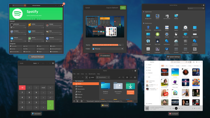 Linux Mint 22.1 Ultimate Upgrade for Microsoft Windows 10 (VM Included) #10 gallery
