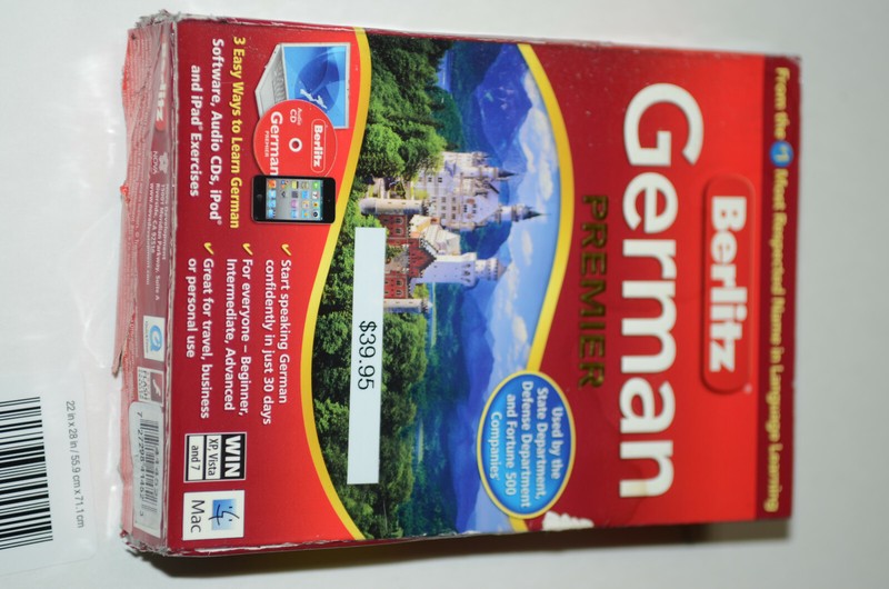 Berlitz Learn to Speak GERMAN Premier Win & Mac NEW English Speakers PC Computer