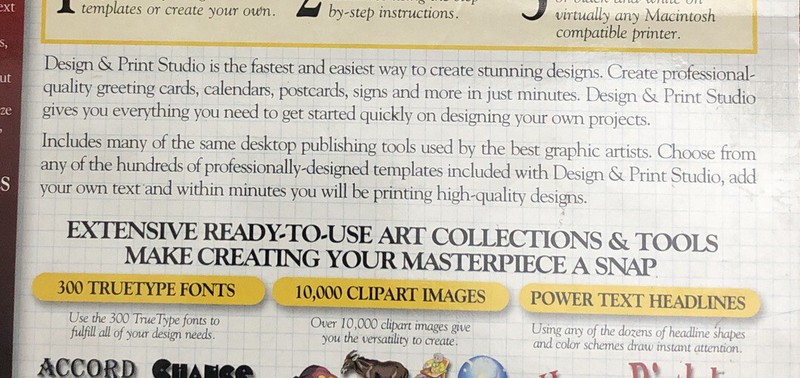 Design & Print Studio Mac-soft Rare! Create Pro Graphics!! Business cards & More gallery