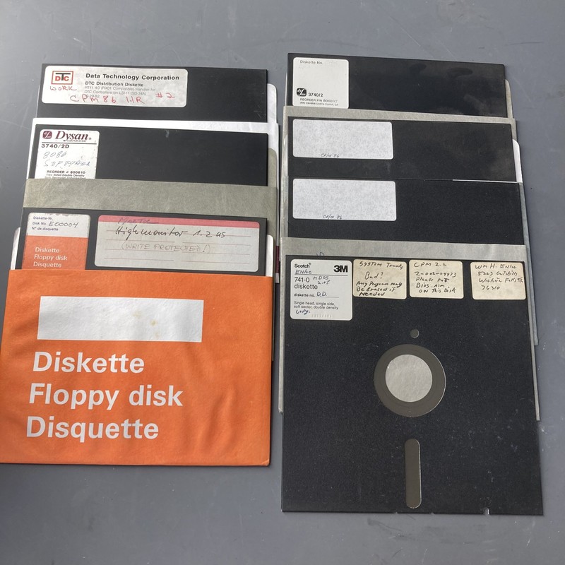 CP/M 86 1.1R 8086 Highmonitor 8 Inch Floppy Diskette 80s IMSAI Altair