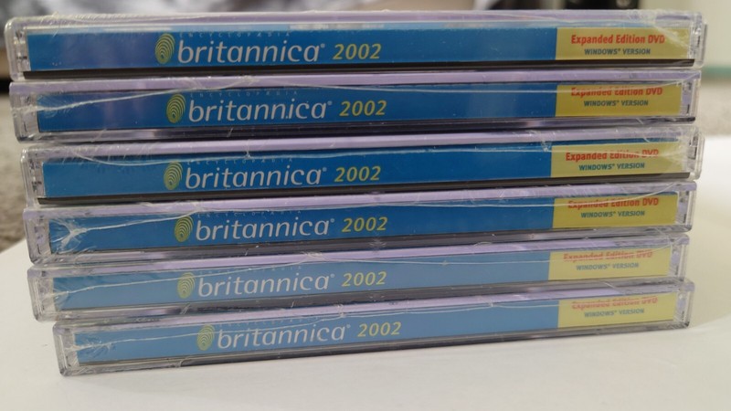 Encyclopaedia Britannica 2002 Expanded DVD Windows Version - New Sealed gallery
