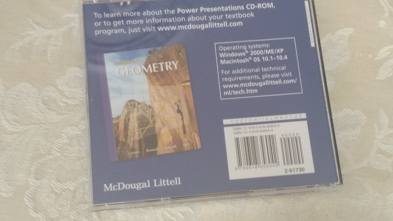 McDougal Littell-Geometry-eEdition DVD-ROM Interactive Student Text gallery