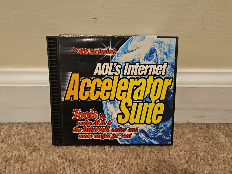 AOL’s Internet Accelerator Suite Exclusive (PC, 1997, America Online)