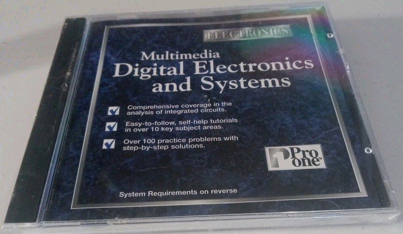 Multimedia Digital Electronics & Systems (PC CD-ROM) NEW SEALED Pro One Software