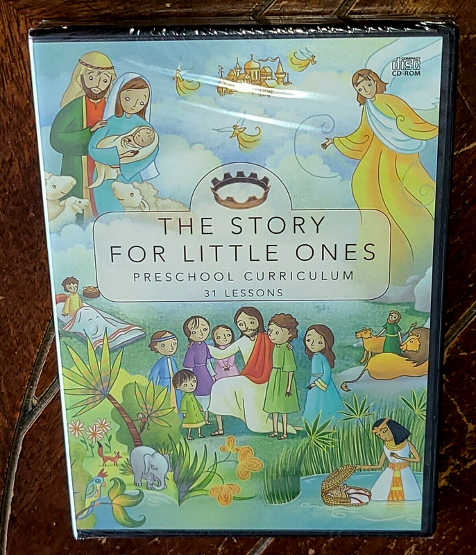 The Story for Little Ones w/31 Lessons (PC CD, 2011, Zonderkids) Free Shipping!
