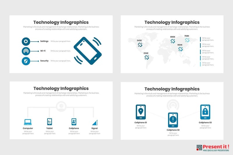 Technology Infographics Template gallery