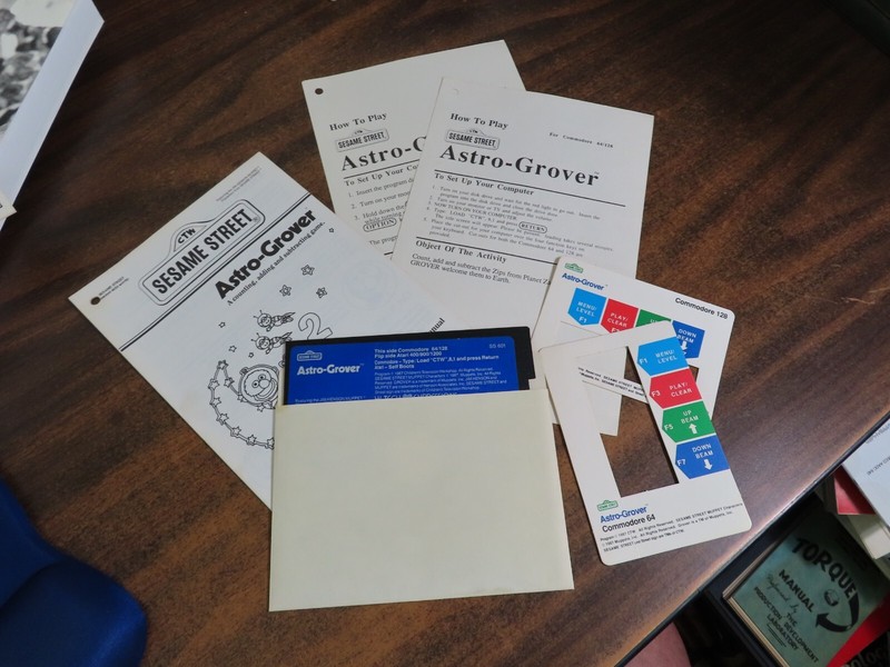 1988 Sesame Street Learning Library Volume One Commodore 64/128 Atari Software gallery
