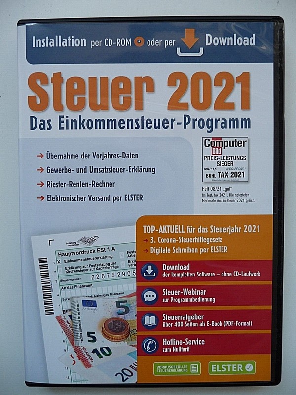 ALDI Steuer 2021 The Income Tax Programme New Original Packaging