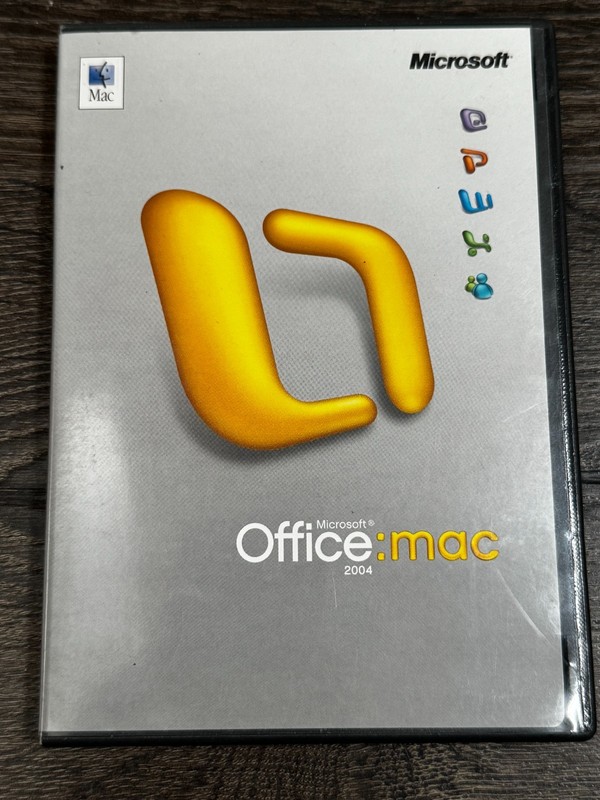 Microsoft Office 2004 for Mac Upgrade Edition Entourage Word Excel PowerPoint CD