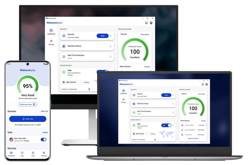 Malwarebytes Premium Plus 2026 | 1 Year 2 Devices | Antivirus | Download gallery