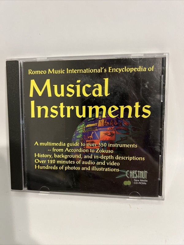 Romeo Music International's Encyclopedia of Musical Instruments PC CD-ROM 1995