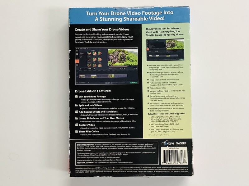 "BRAND NEW" Movavi Video Suite Drone Edition: Video Editing for Drone Camera PC gallery