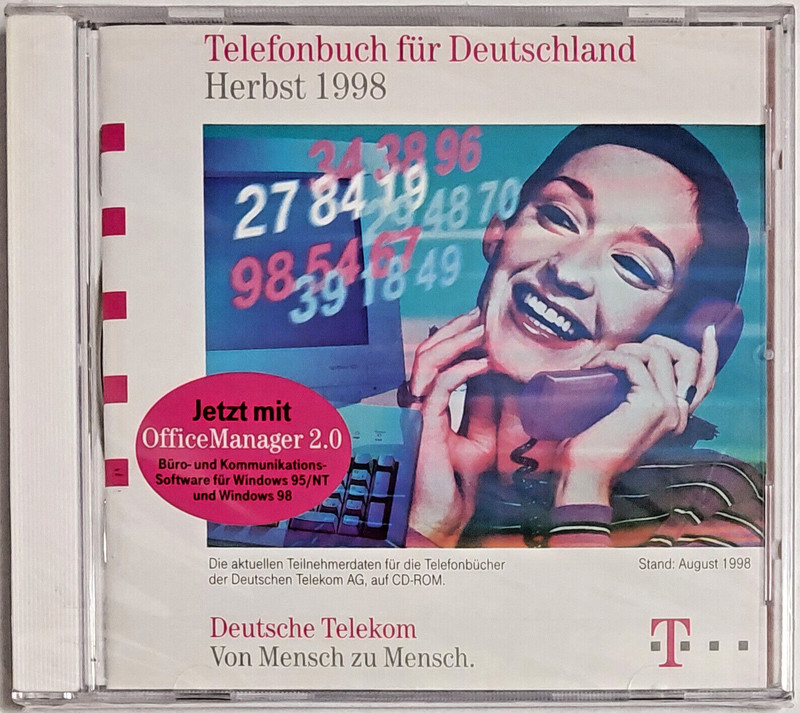 Telephone book for Germany autumn 1998 ✰NEW & original packaging✰