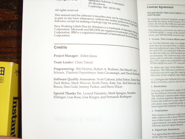 1994 Instant Labels for Windows by Softkey gallery