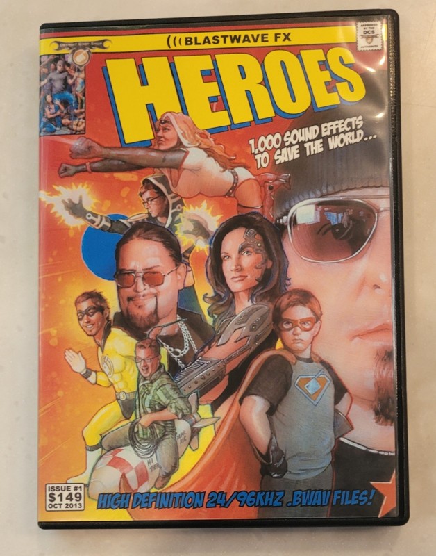 Heroes & Villains 1000 Sound Effects To Save The World Or Destroy It 2 DVD-ROM