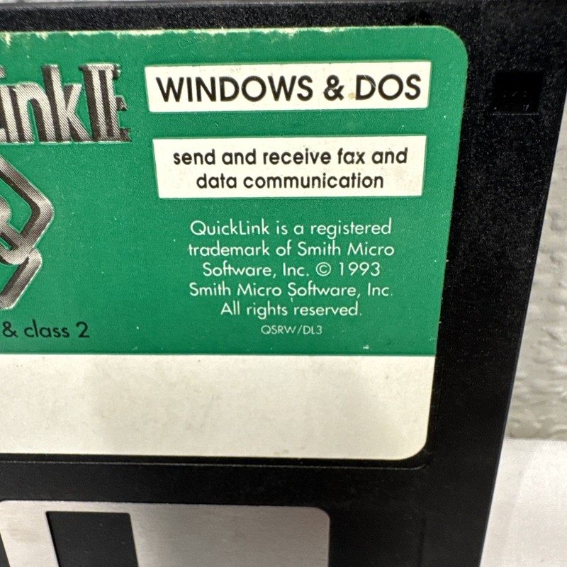 QuickLink II: Windows & DOS 3.5" Floppy Disk, Class 1 and Class 2 gallery