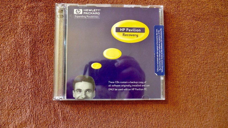 HP Pavilion Recovery 2 Set Disks Vintage 1999 (Used)