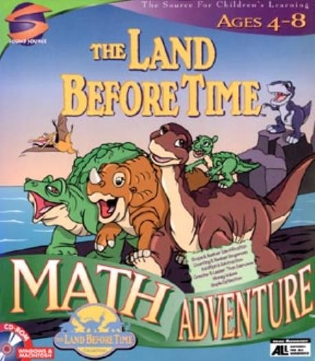 The Land Before Time Math Adventure PC MAC CD learn numbers add sequences count