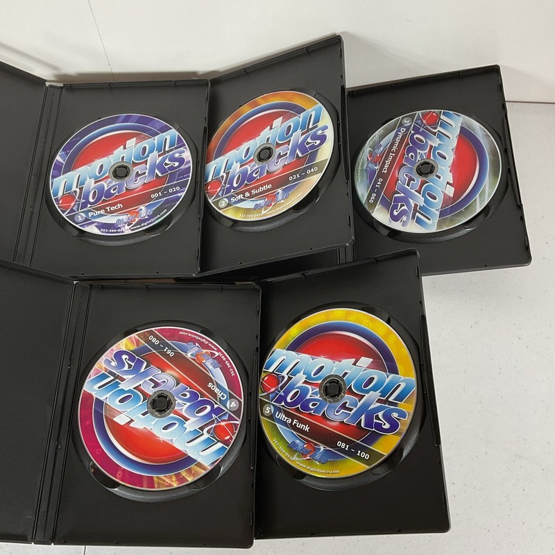 MotionBacks 1 2 3 4 5 by Digital Juice - Pure Tech Set of 5 DVDs Boxed Set gallery