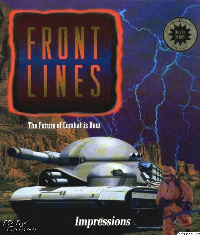 Front Lines w/ Manual PC CD control futuristic army military war combat game!