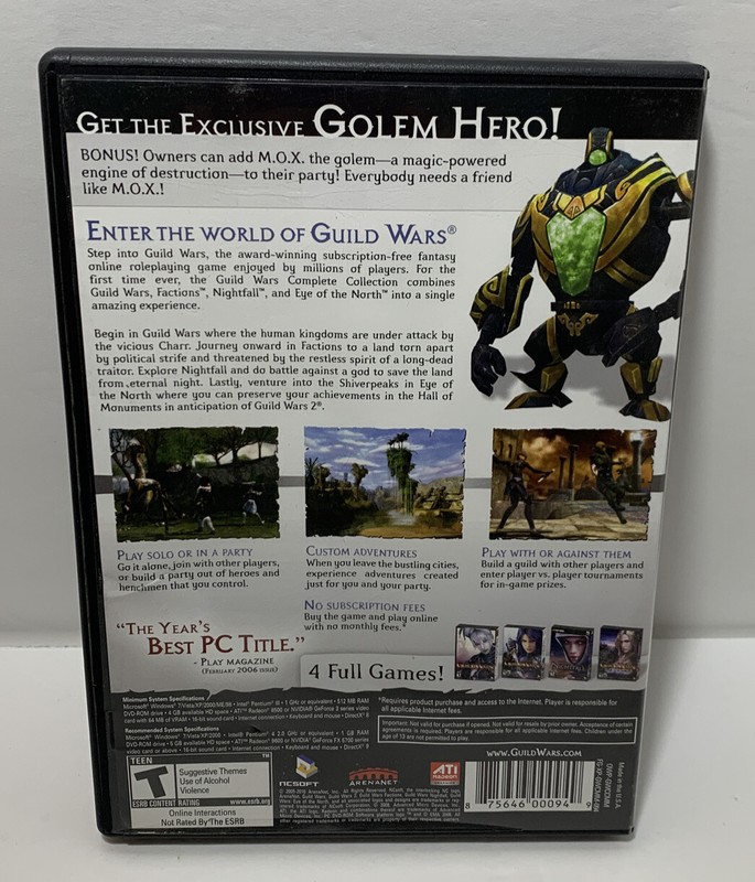 Guild Wars Complete Collection Computer Games gallery