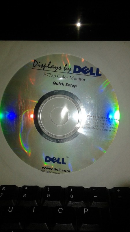 E772p Color Monitor Quick Setup CD (Drivers CD)