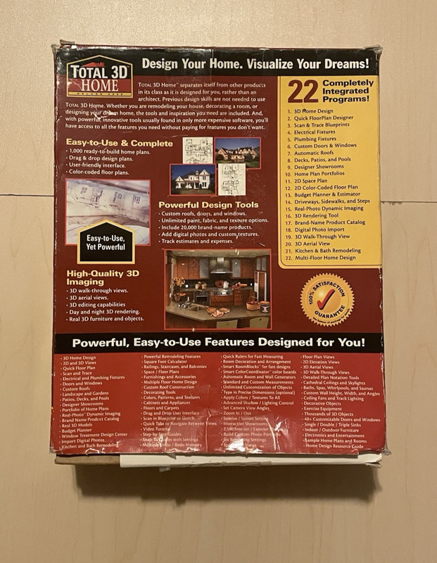 Total 3D Home Deluxe (2005, 2 CD-ROM Set) w/User's Guide gallery
