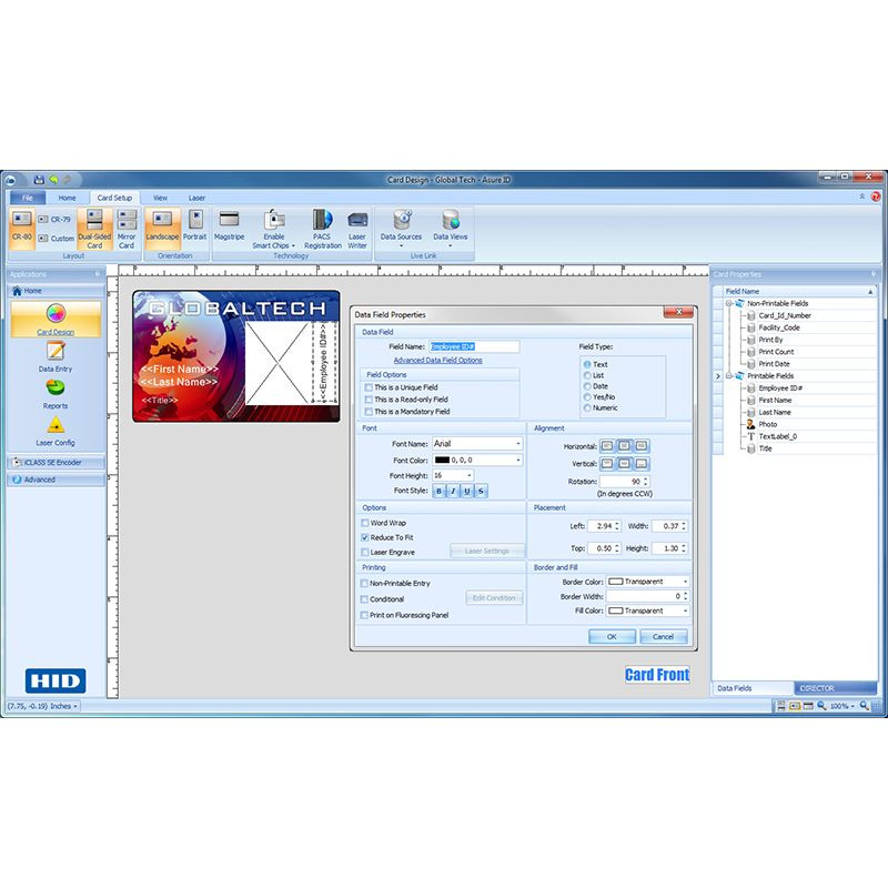 HID Asure ID 7 Enterprise Edition ID Card Design Software (86413) gallery